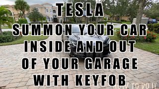 How to Summon your TESLA with KeyFob