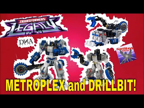 Transformers Legacy Cybertron Metroplex with DNA Design Drillbit - GotBot True Review NUMBER 1160