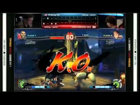 PR Balrog BALROG  vs  RYU Daigo Umehara    SSF4 AE2012