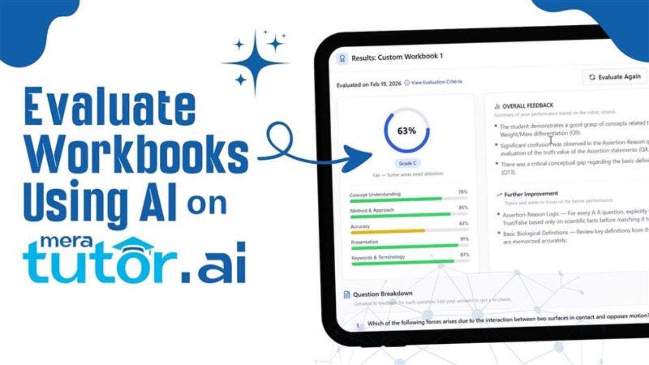19. AI-Assisted Workbooks Evaluation in MeraTutor.AI 