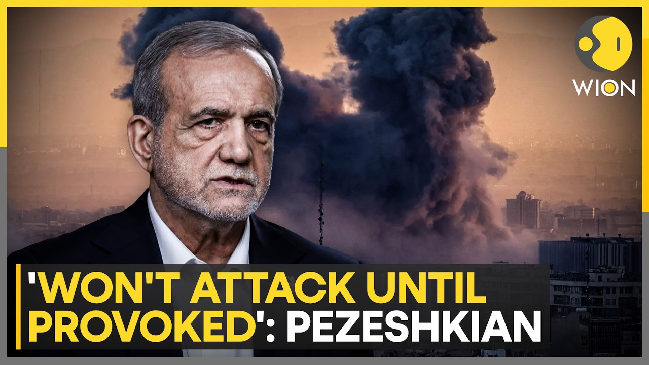 'Will Never Surrender To US, Israel': Masoud Pezeshkian Speaks On Iranian Attacks | WION