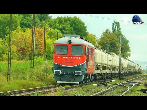 060-DA 60-0657-6 & Tren Gol de Ciment/Empty Cement Train in Gara Brăișoru Station 18 September 2021