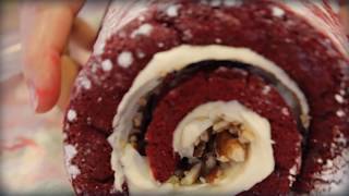 preview picture of video 'Red Velvet Cake Roll How To Recipe'