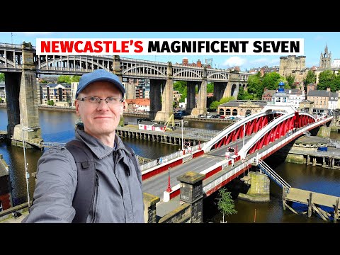The SEVEN SPECTACULAR BRIDGES of NEWCASTLE ENGLAND! 🏴󠁧󠁢󠁥󠁮󠁧󠁿