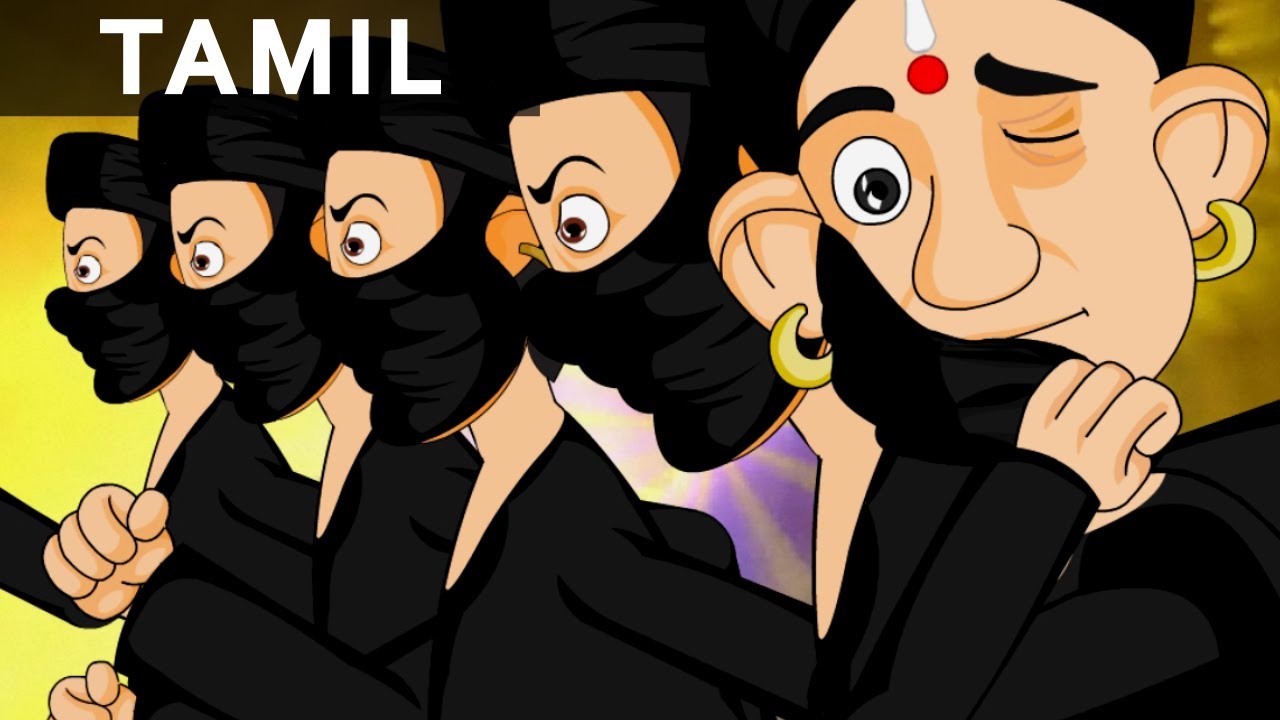 The Black Cloak - Tales of Tenali Raman In Tamil Stories