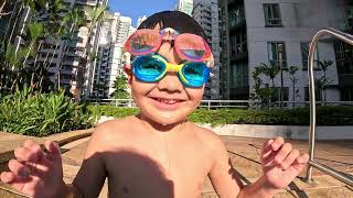 Teach Swimming backstroke to your 5yo Child