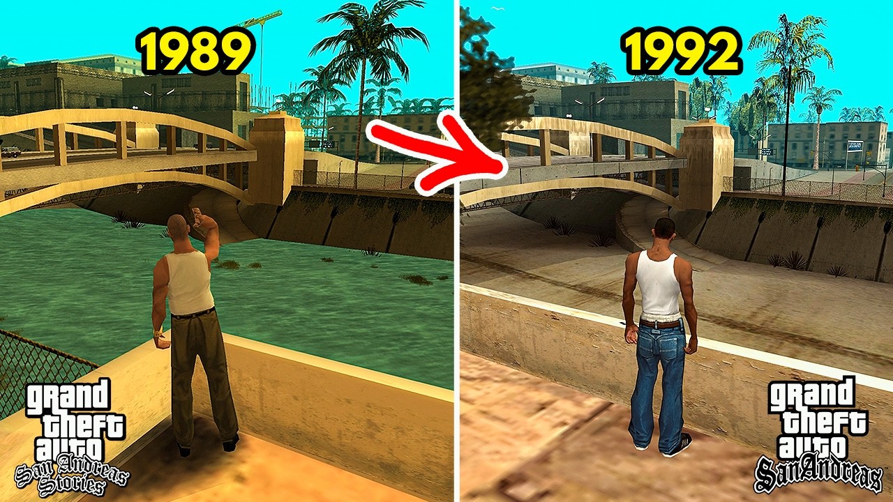 Comparando o GTA San Andreas Stories com o GTA SA - Rockstar NÃO DERRUBE esse mod!
