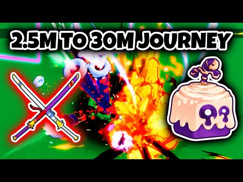 I Destroyed Every Bounty Hunter Using DOUGH Fruit😈… 2.5M → 30M Bounty!