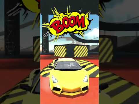 Lamborghini Crash Car Stunt Races Mega Ramps