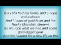Hank Williams Jr. - Gibbonsville Gold Lyrics
