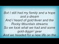 Hank Williams Jr. - Gibbonsville Gold Lyrics