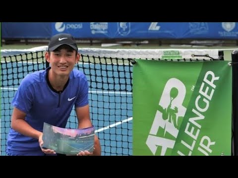 17 year old Shang Juncheng ( 商竣程 ) wins his first ATP Challenger title defeating Emilio Gomez