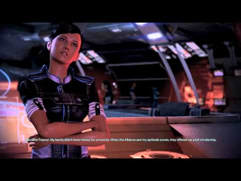 Jenn Mass Effect 3 HD 09 - Liara, Joker, Traynor, E-mail, Armor changes, Going to Menae
