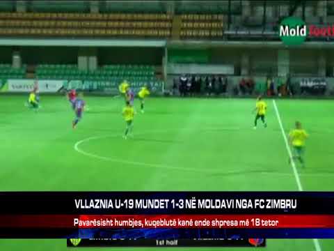 VLLAZNIA U-19 MUNDET 1-3 NË MOLDAVI NGA FC ZIMBRU