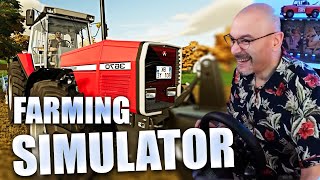 MES AVENTURES EXTRAORDINAIRES dans... FARMING SIMULATOR 22 (découverte du jeu / gameplay au volant)