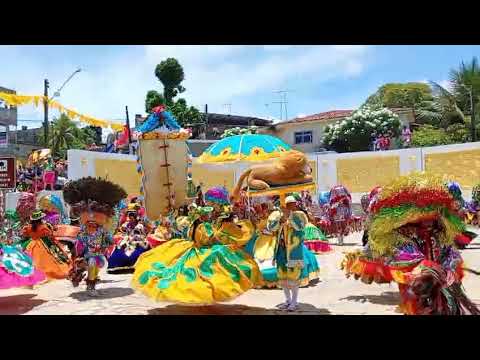 APRESENTAÇÃO DO MARACATU LEÃO FACEIRO DE ARAÇOIABA-PE EM TABAJARA