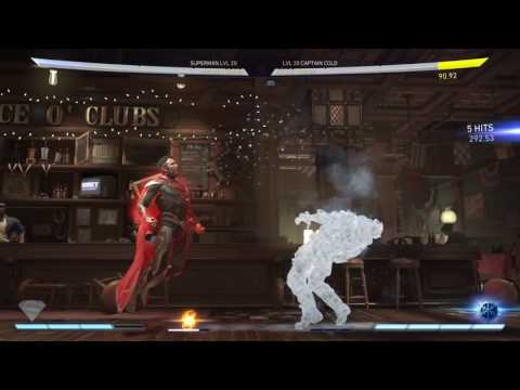 Injustice 2 - Superman Optimal Combos 299.44-757.85 Damage (Competitive Mode On)