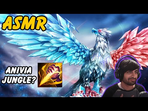 ❓CAN IT JUNGLE? ❄️ Anivia Jungle ASMR | League of Legends (Whispers & Keyboard Sounds)