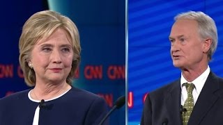 (Democratic Debate) Hillary Clinton declines to re