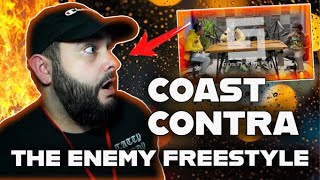 Is This The Best Freestyle Ever Made?!?!?!? || Coast Contra || The Enemy || Freestyle || REACTION