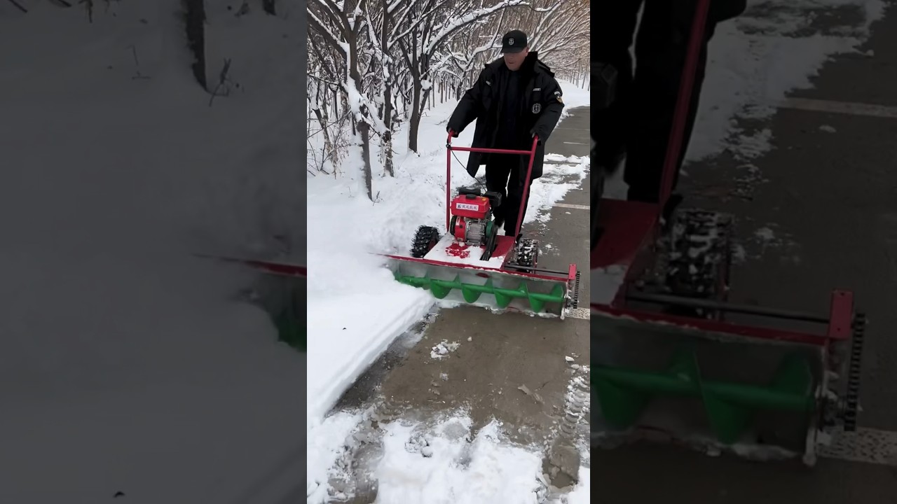 Snow plows made in China (Will it snow in northern India in winter?)