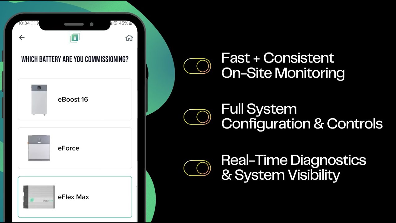 Fast Commissioning in Five Minutes | Fortress Power PRO App
