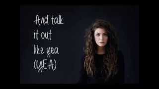 Lorde - Tennis Courts (Lyrics)