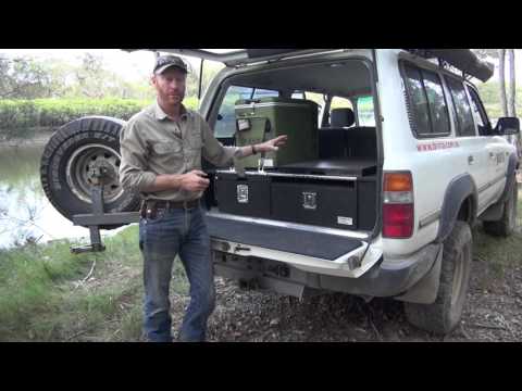 Toyota 80 series - drawers setup demo