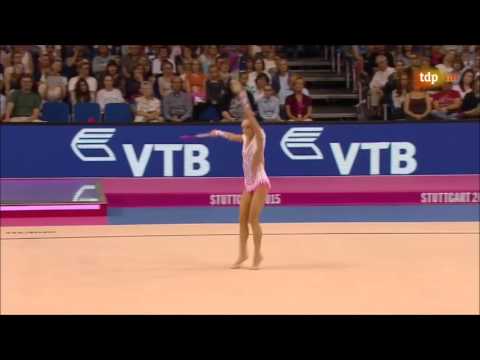 Marina Durunda (AZE). Final Individual. 3ª rotación. Mazas