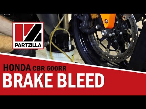 How to Bleed Motorcycle Brakes on a Honda CBR 600 RR | Partzilla.com