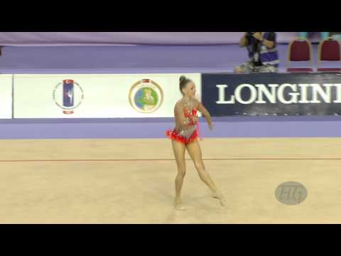 KERBER Jasmine (USA) - 2014 Rhythmic Worlds, Izmir (TUR) - Qualifications Clubs