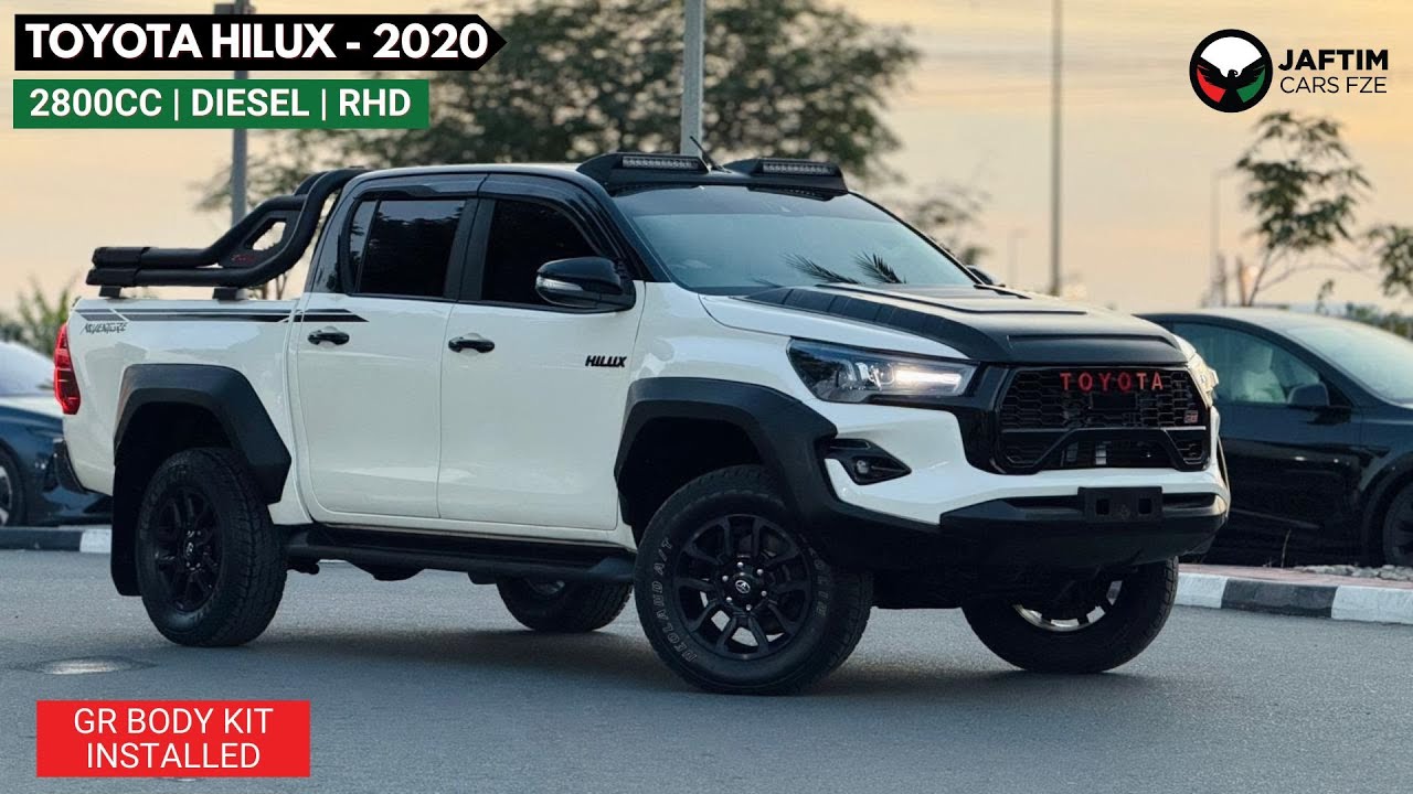 Toyota Hilux (GR BODY KIT INSTALLED | DOUBLE CABIN | POWER SEATS | AT | LEATHER SEATS | video