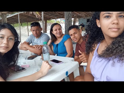 Feriado na praia da Baía da traição PB 