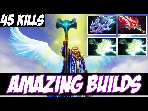 45 KILLS OMNI WITH 2 MJOLLNIR AND BLOODTHORN - Amazing Builds vol 3 - Dota 2