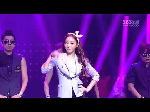 [120729] Hara, Nicole, PSY - Gangnam style @ Inkigayo