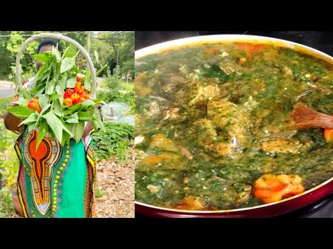 How to cook jute leaves and okra soup very fast and easy.