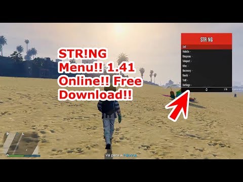 GTA5 PC Online 1.41 STR!NG ModMenu! Free Download! | Janschge
