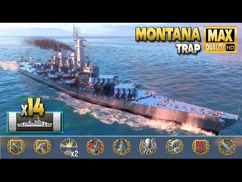 Battleship Montana: Press W and have fun - World of Warships
