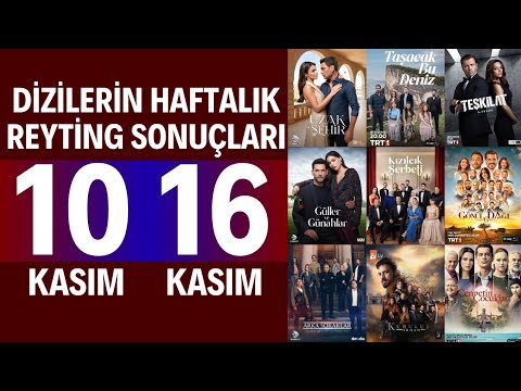 Dizilerin Haftalık Reyting Sonuçları 11. Bölüm | Taşacak Bu Deniz Dizisinden Efsane Reyting Artışı