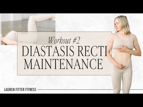 Diastasis Recti Repair Maintenance Workout #2 - maintain healing + strengthen your core postpartum