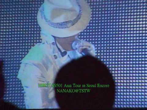 100227 SS501 PERSONA Seoul Encore - Kyu Jong solo "Never Let You Go"