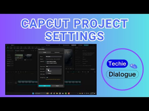 How To Edit Project Settings On CapCut In Windows 11 PC - Full Guide