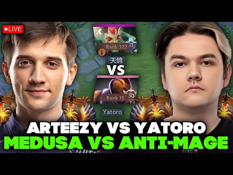 ARTEEZY on MEDUSA vs TEAM SPIRIT YATORO on ANTI-MAGE!