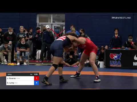 62 Kg Consi Of 4 - Jordan Suarez, Texas Panhandle Wrestling Club Vs Destiny Lyng, California
