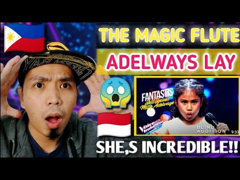 ADELWAYS LAY - The Magic Flute || The Voice Kids Indonesia S4 || Blind Audition (REACTION)