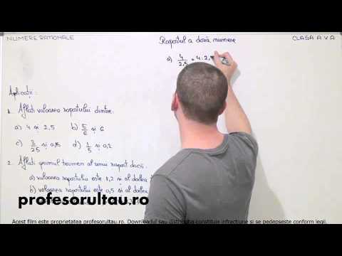 valoarea unui raport exemple - profesorultau.ro