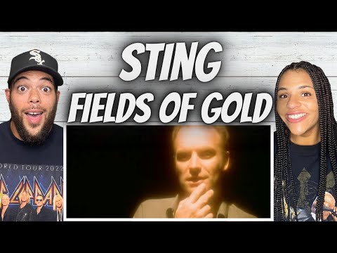 LOVE IT!| FIRST TIME HEARING Sting - Fields Of Gold REACTION