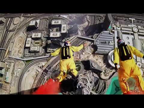 Burj Khalifa Pinnacle BASE Jump - 4K