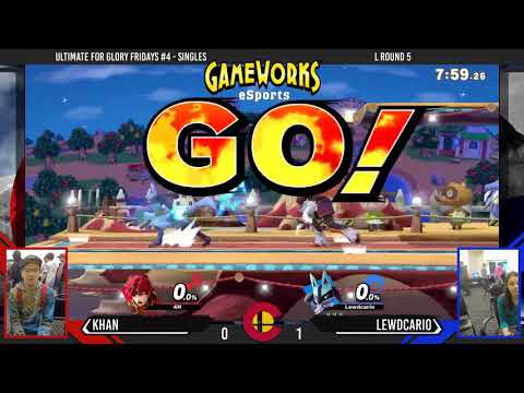 Ultimate For Glory Friday #4 - Khan (Olimar/Roy) vs. Lewdcario (Lucario)
