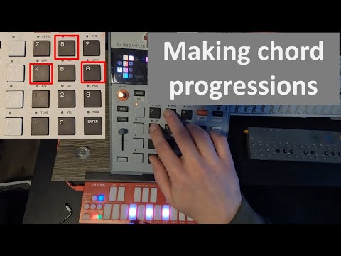 Chord shapes & chord progressions on the EP-133 K.O. II (Music Theory Part 1)